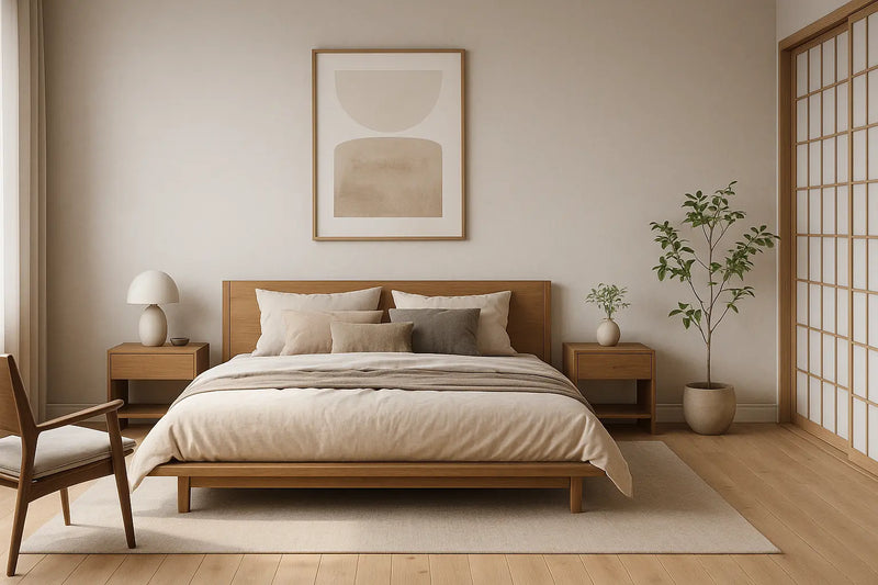 Japandi bedroom