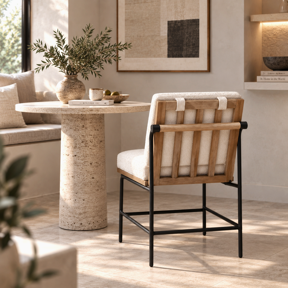 Elm Wooden Dining Chair