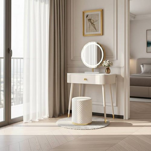 Amoura Vanity Desk - – Modern Makeup Vanity Table