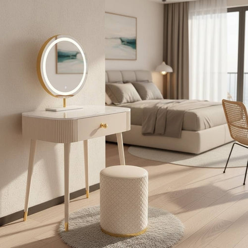 Amoura Vanity Desk - – Modern Makeup Vanity Table