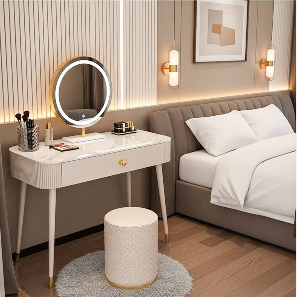 Amoura Vanity Desk - – Modern Makeup Vanity Table