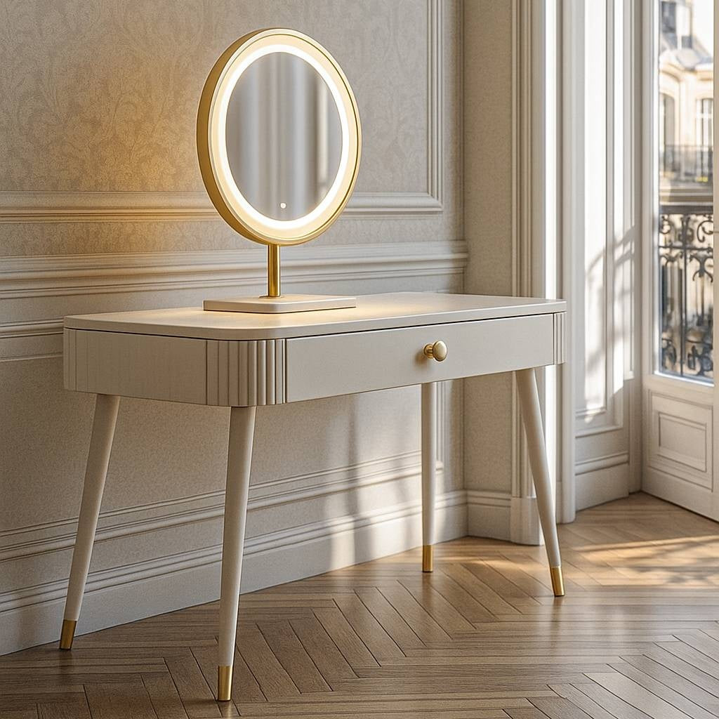 Amoura Vanity Desk - – Modern Makeup Vanity Table