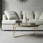 Sage Round Wooden Coffee Table