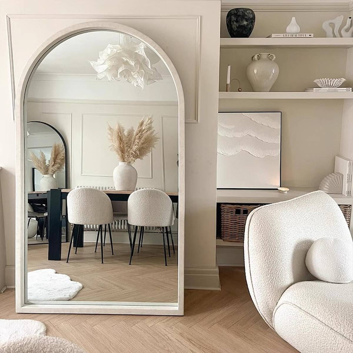 Acadia – Sculptural Organic Full Length Floor Mirror