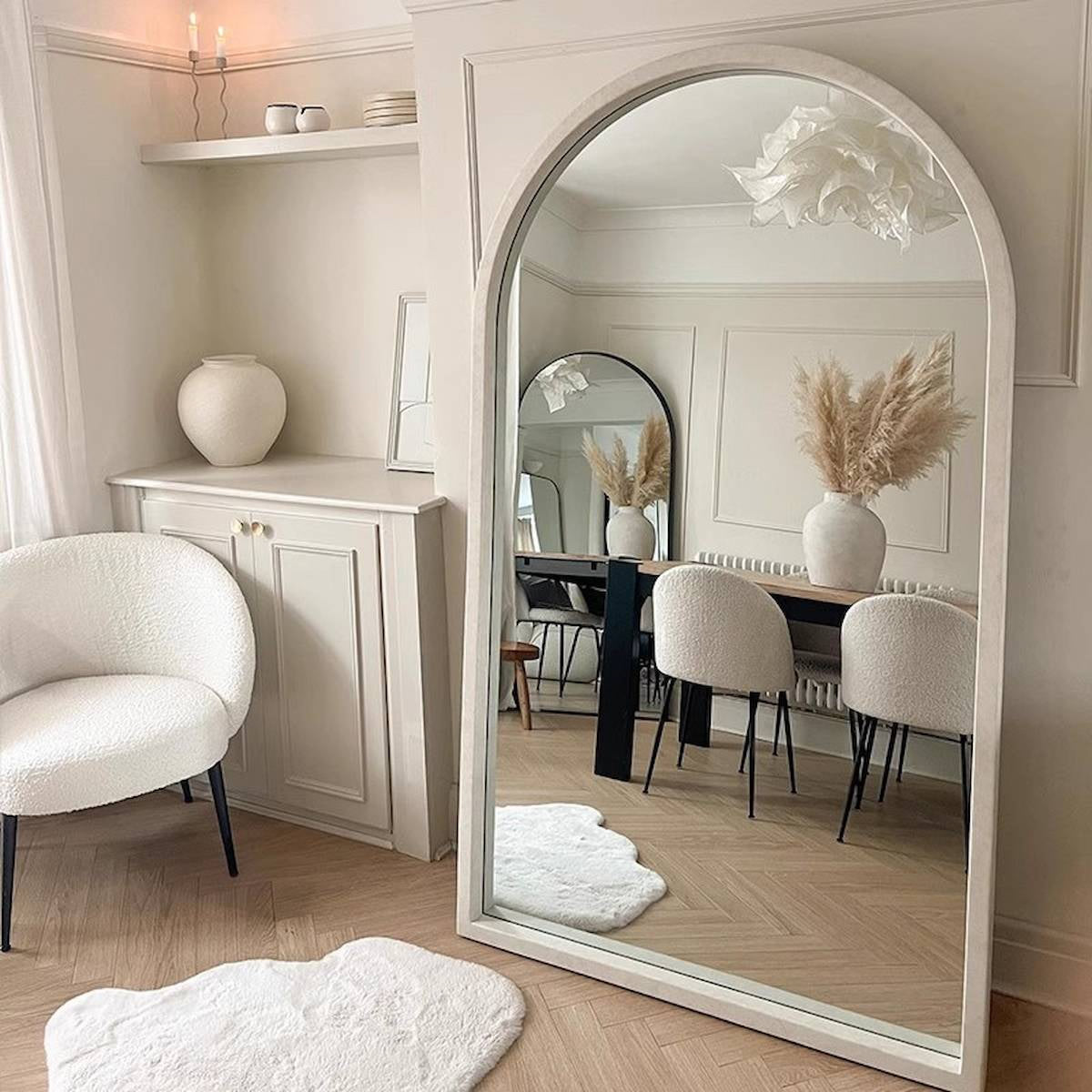 Acadia – Sculptural Organic Full Length Floor Mirror