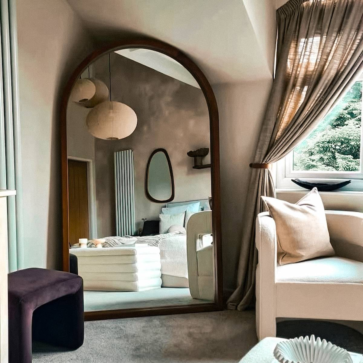 Acadia – Sculptural Organic Full Length Floor Mirror