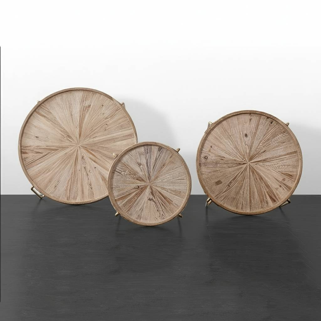 Sage Round Wooden Coffee Table