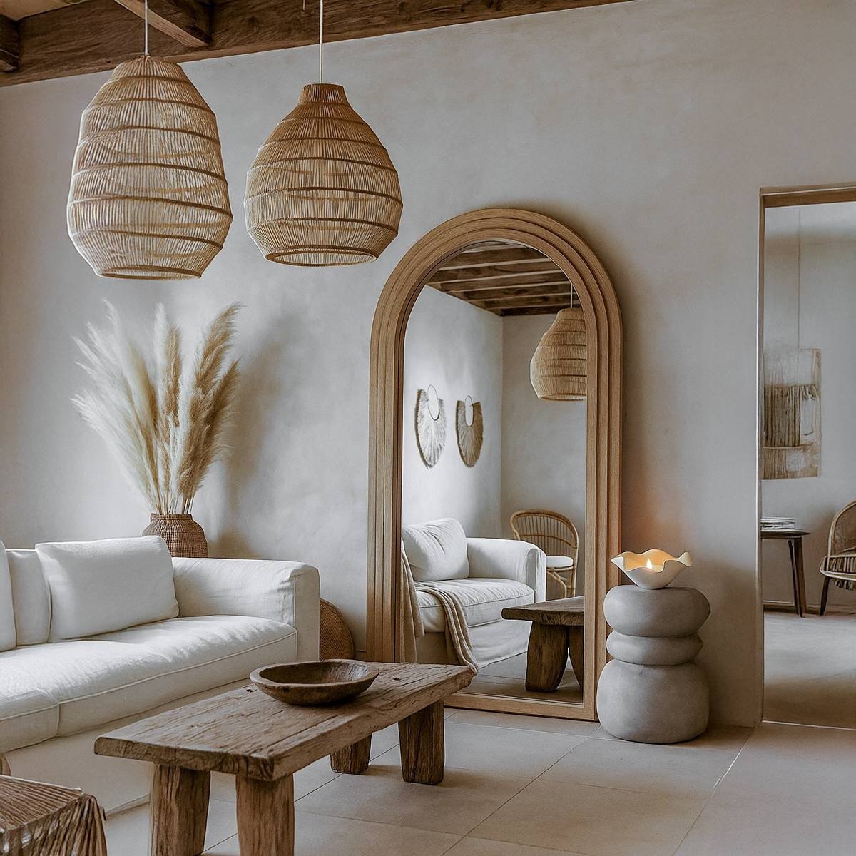 Aurora Luxe Curve Mirror