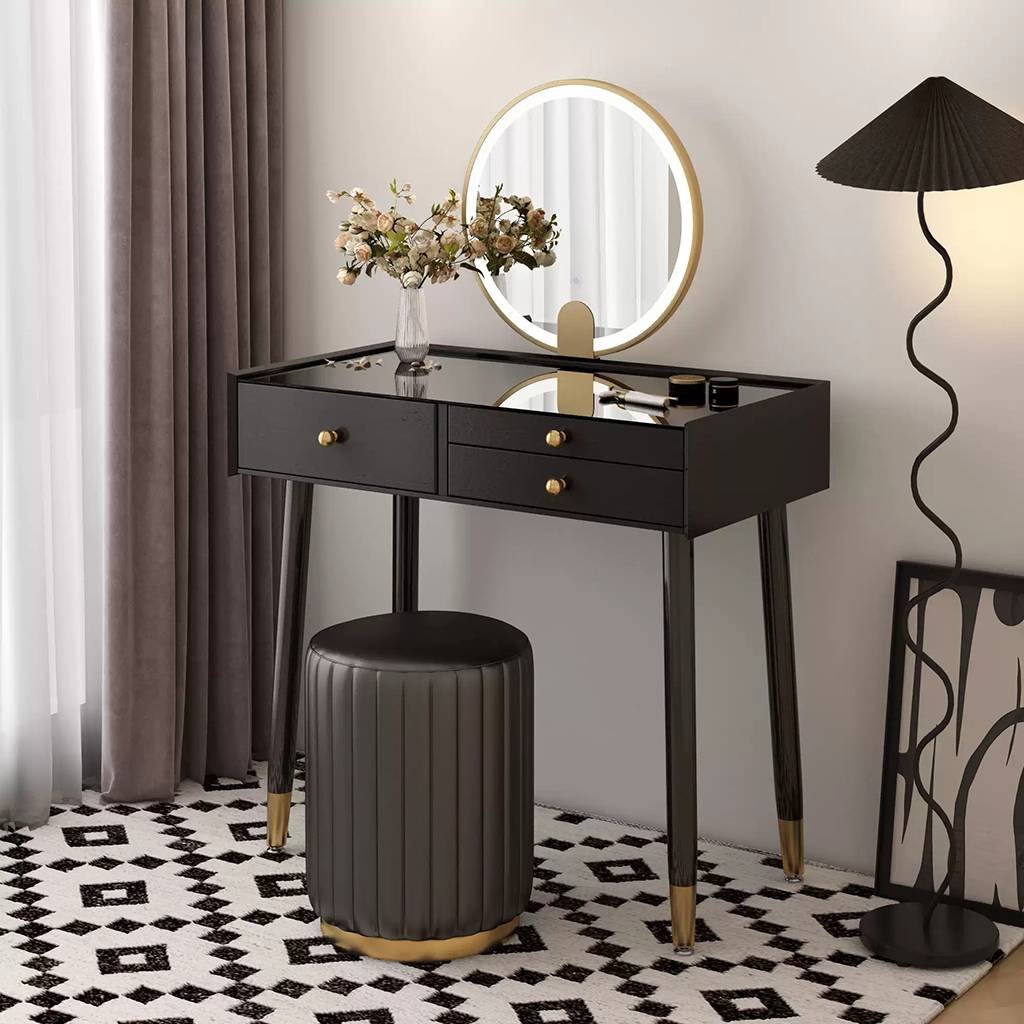 Blake Vanity Desk II – Modern Makeup Vanity Table