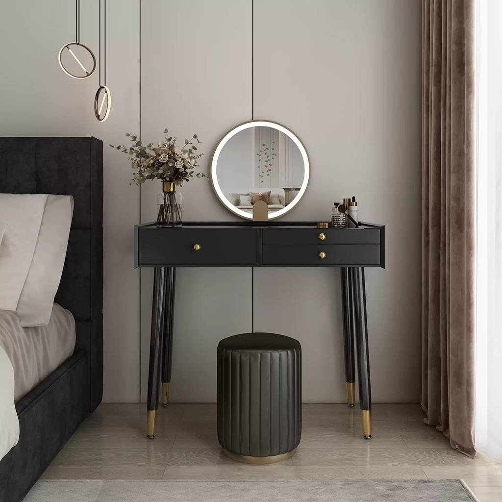 Blake Vanity Desk II – Modern Makeup Vanity Table