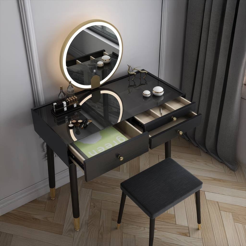 Blake Vanity Desk II – Modern Makeup Vanity Table