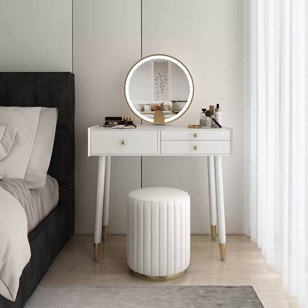 Blake Vanity Desk II – Modern Makeup Vanity Table