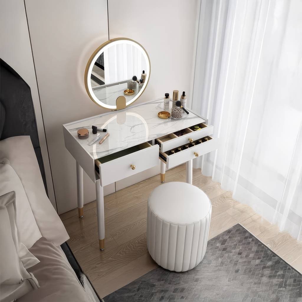 Blake Vanity Desk II – Modern Makeup Vanity Table