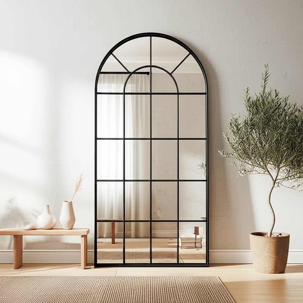 Classic Arch Pane  Mirror