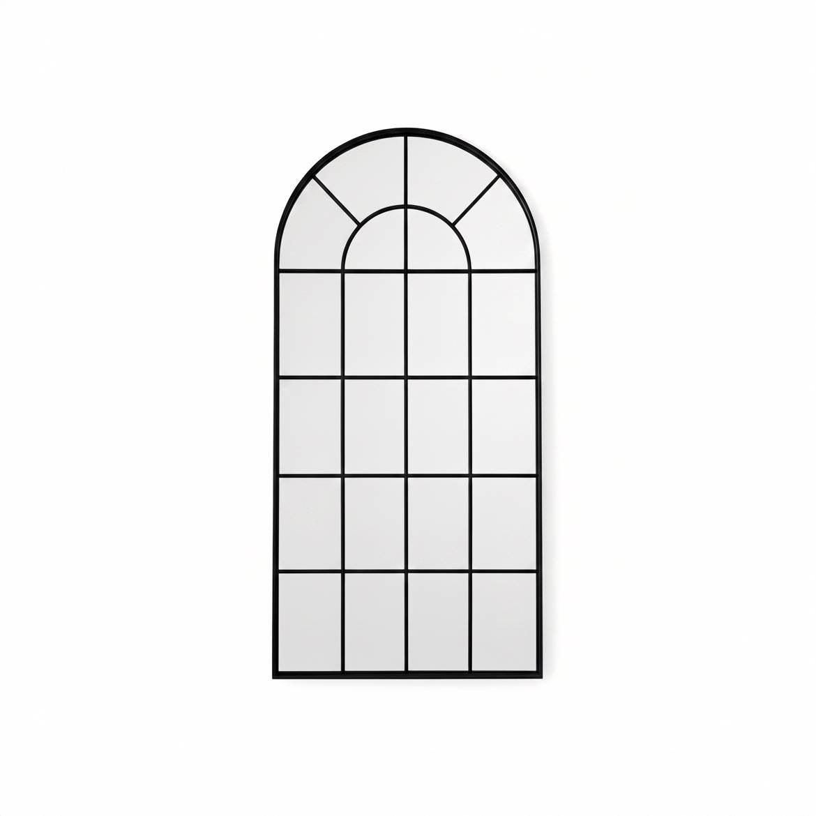 Classic Arch Pane  – Industrial Arched Window Mirror