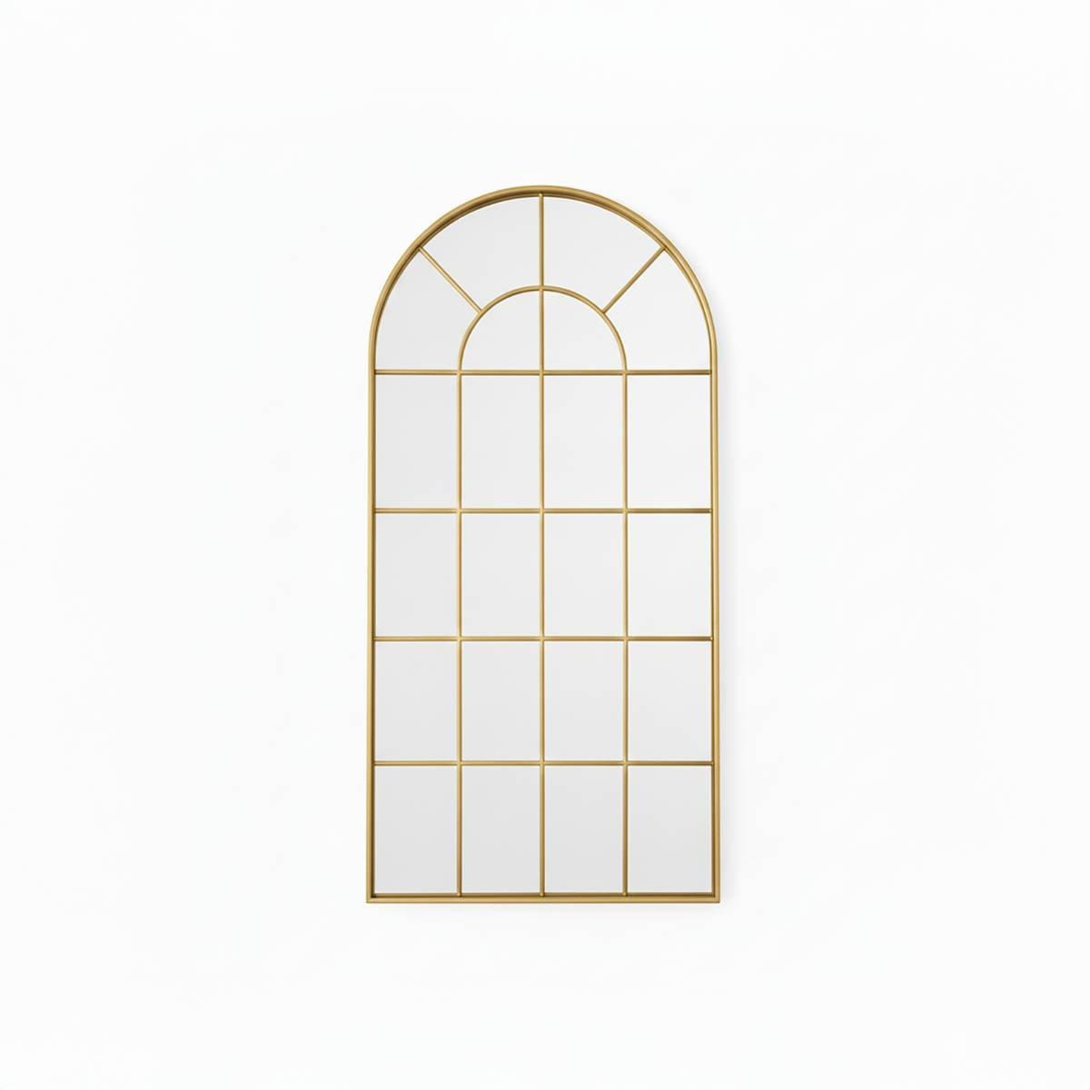 Classic Arch Pane  – Industrial Arched Window Mirror