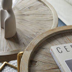 Sage Round Wooden Coffee Table