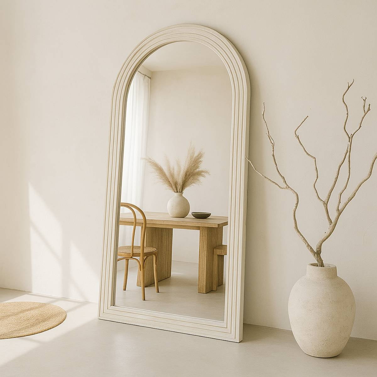 Delilah Rustic – Full Length Arched Wall Mirror