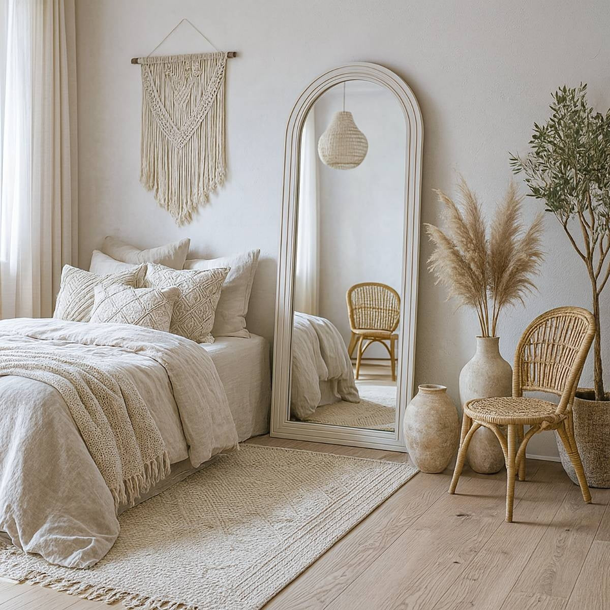 Delilah Rustic – Full Length Arched Wall Mirror