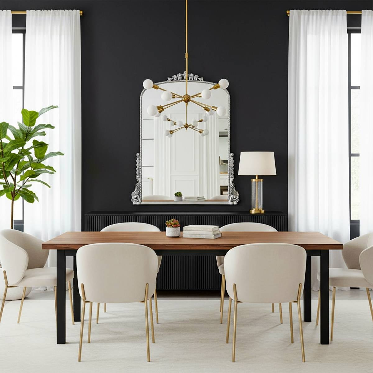 Eleanor Vanity Mirror – Ornate Classic Dressing Mirror