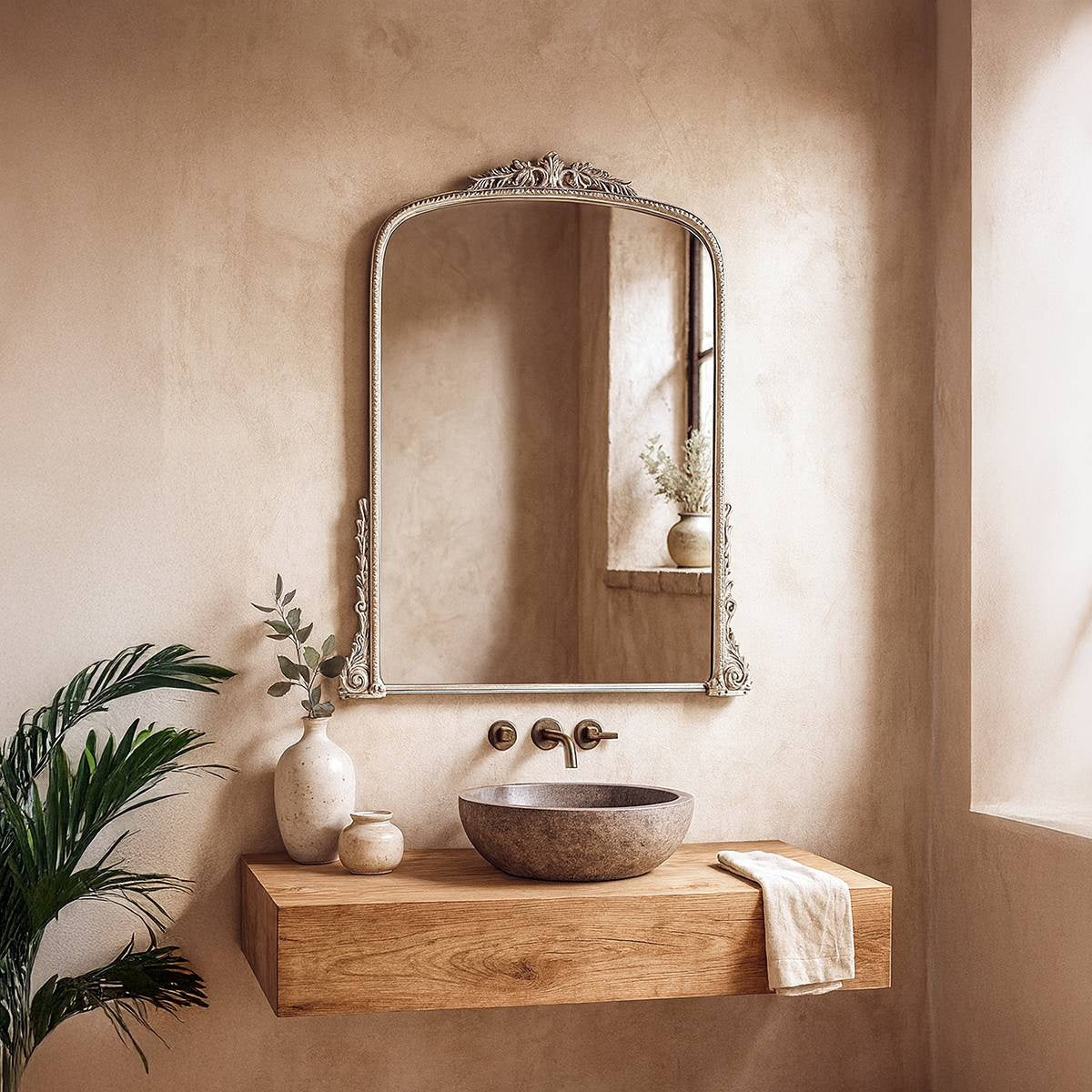 Eleanor Vanity Mirror – Ornate Classic Dressing Mirror