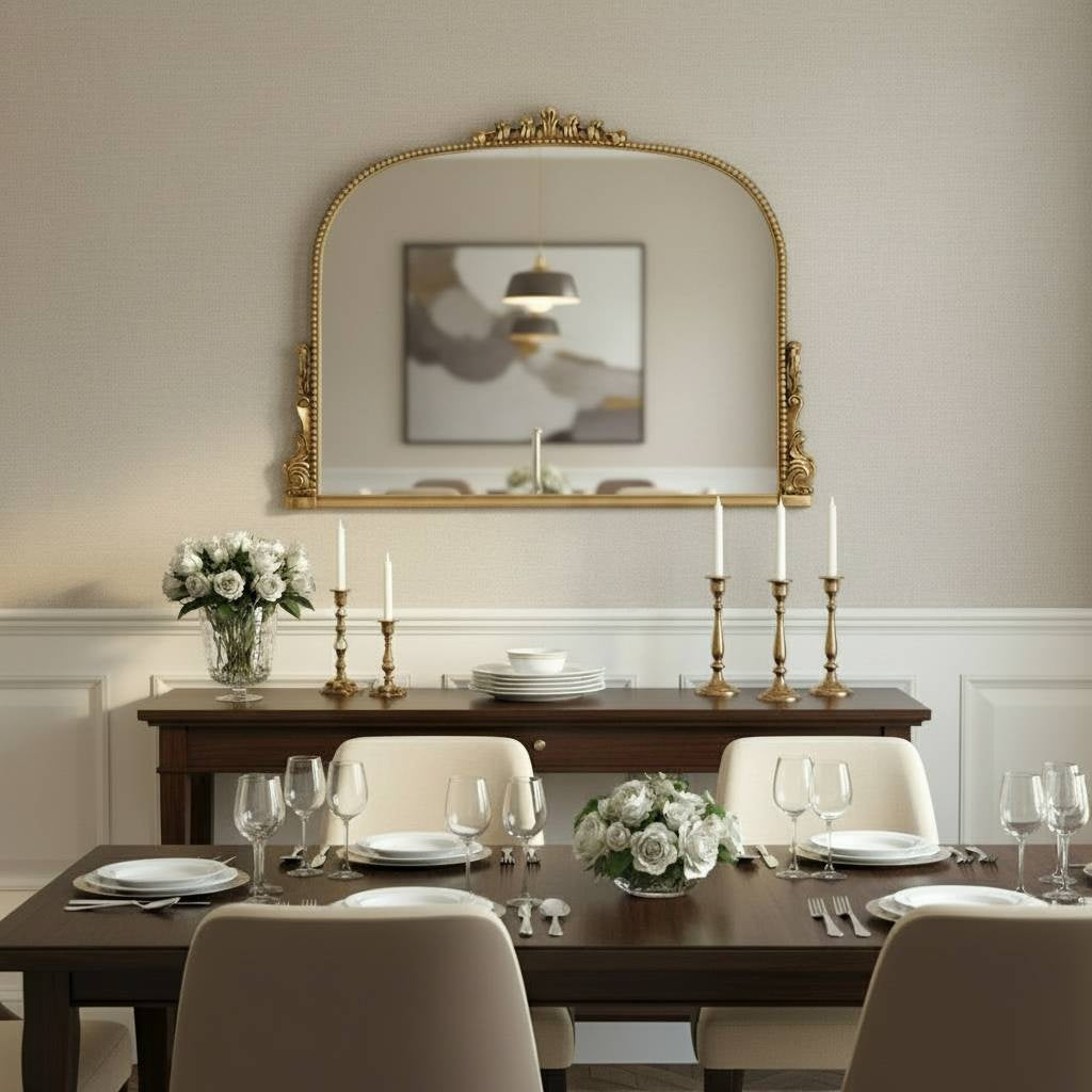 Eleanor Vanity Mirror – Ornate Classic Dressing Mirror