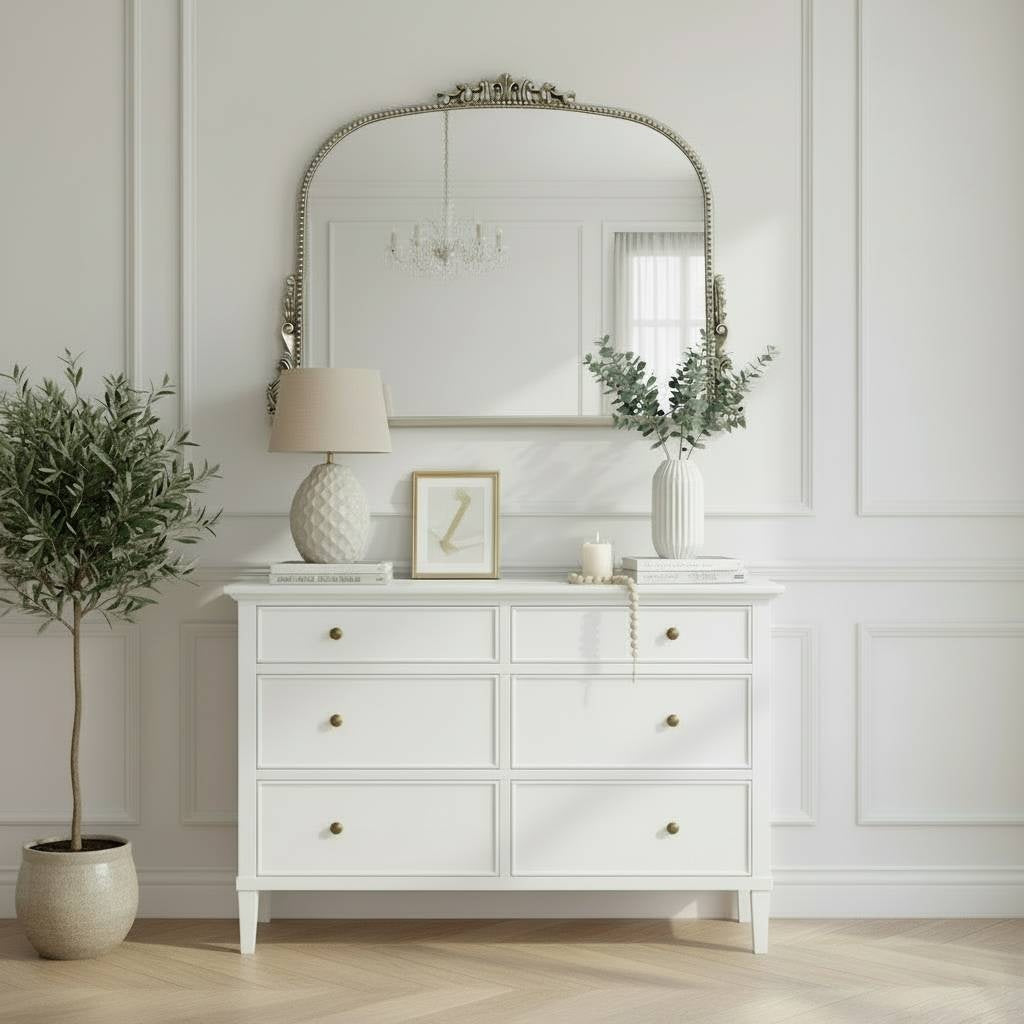 Eleanor Vanity Mirror – Ornate Classic Dressing Mirror