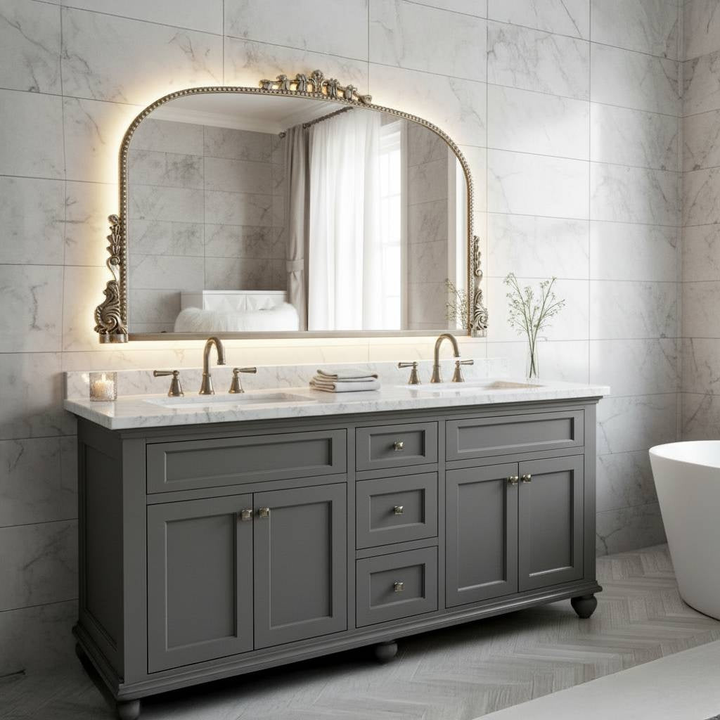 Eleanor Vanity Mirror – Ornate Classic Dressing Mirror