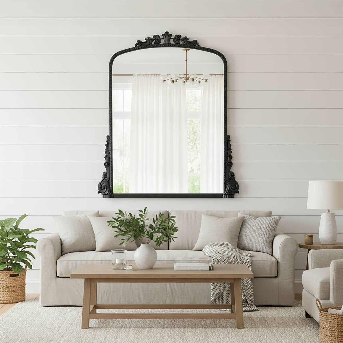 Eleanor Vintage - Ornate Full Length Wall Mirror