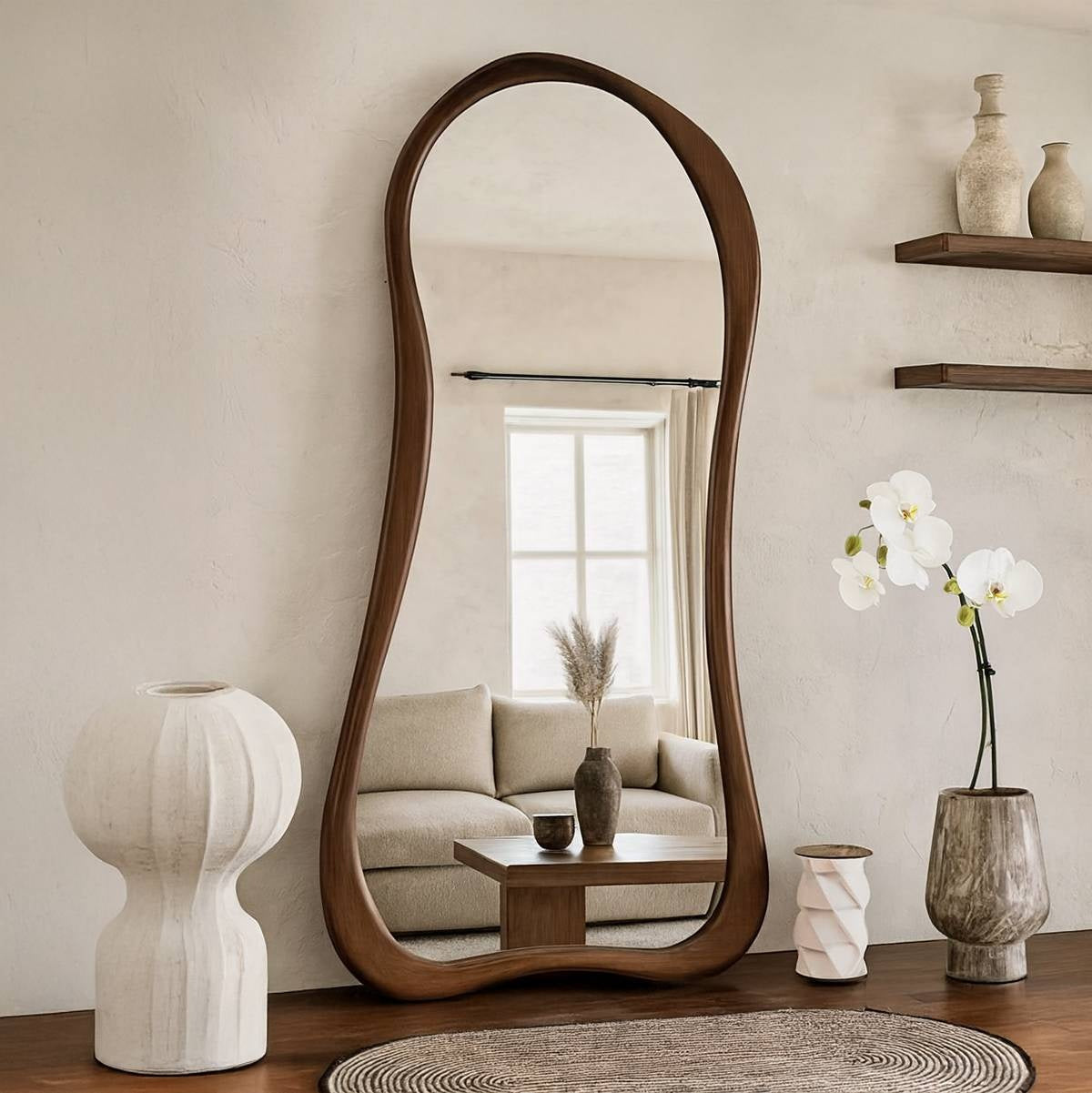 Forma Organic Mirror – Sculptural Organic Full Length Mirror