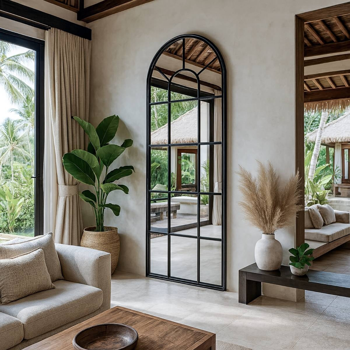 Lola Wall Mirror – Arched Window Style Mirror