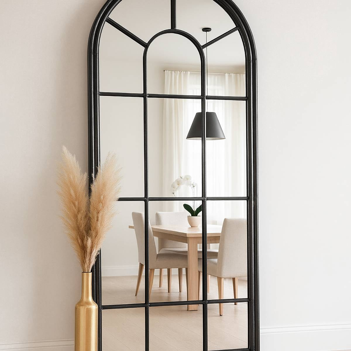 Lola Wall Mirror – Arched Window Style Mirror