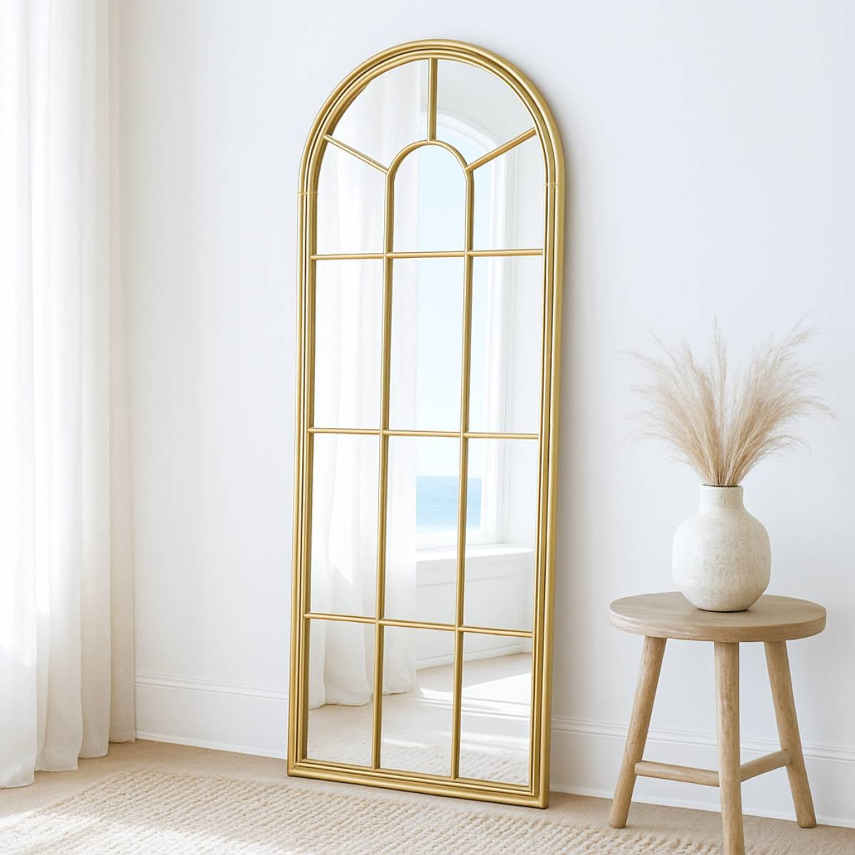 Lola Wall Mirror – Arched Window Style Mirror