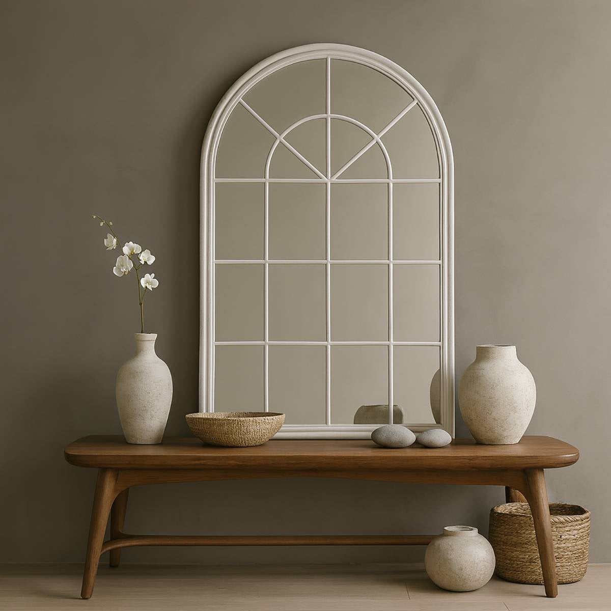 Lola Wall Mirror – Arched Window Style Mirror