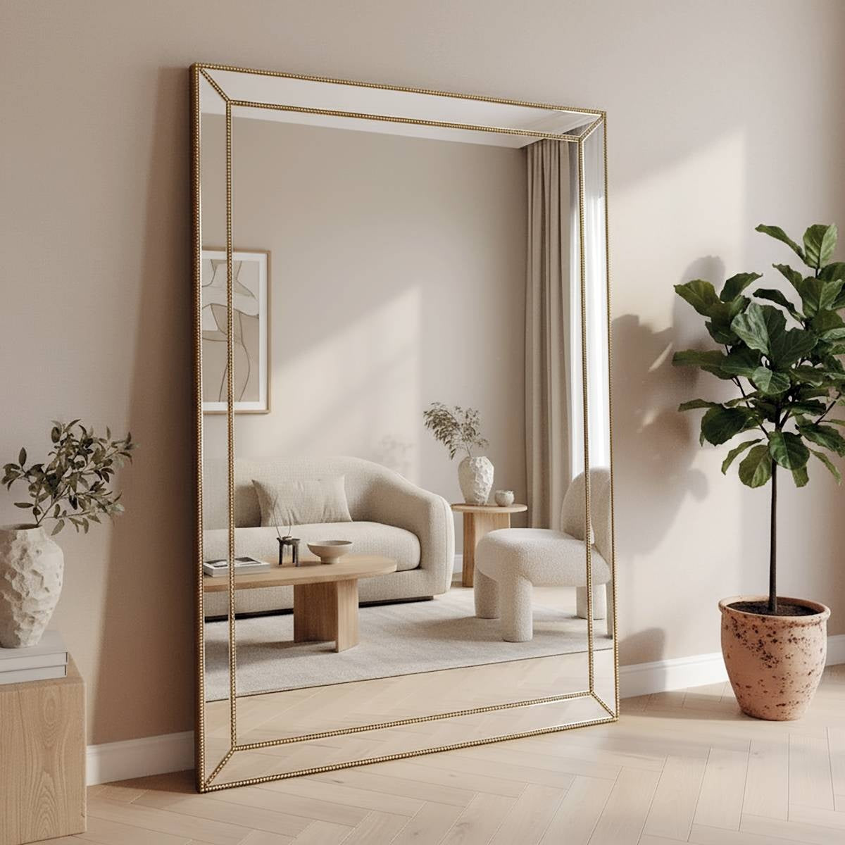 Monroe – Oversized Rectangular Full Length Mirror