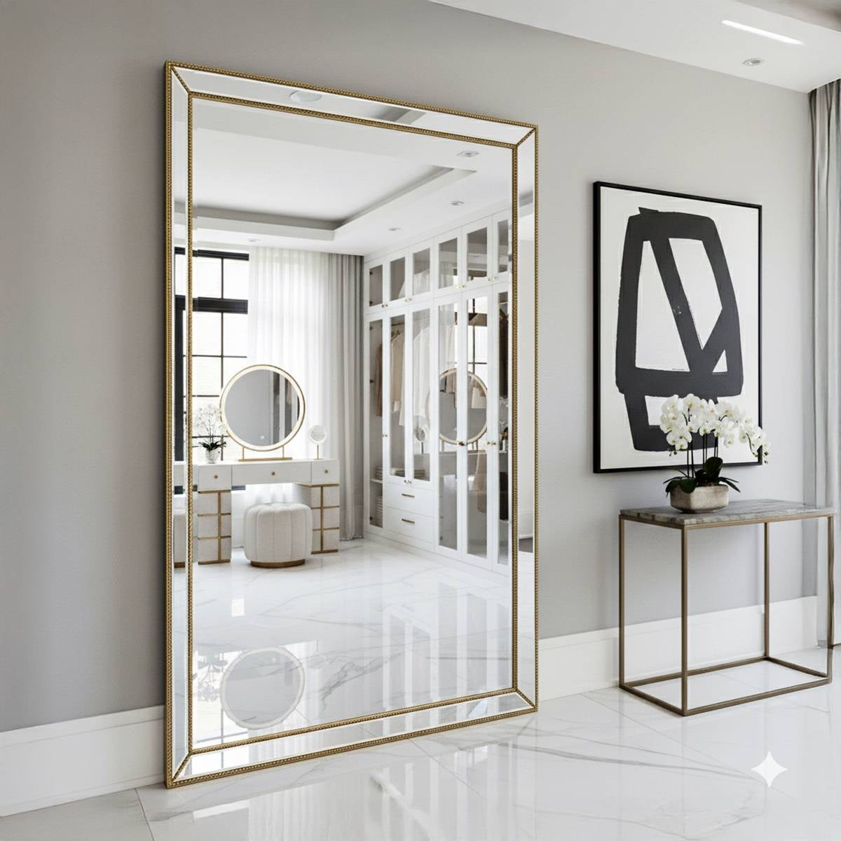 Monroe – Oversized Rectangular Full Length Mirror