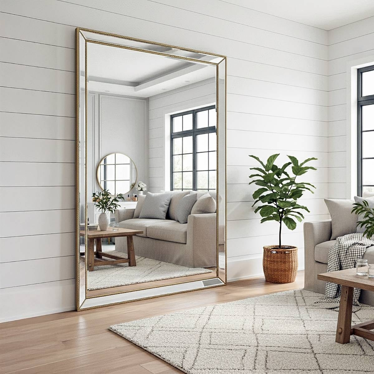 Monroe – Oversized Rectangular Full Length Mirror