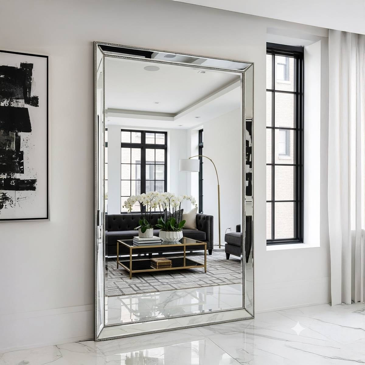 Monroe – Oversized Rectangular Full Length Mirror