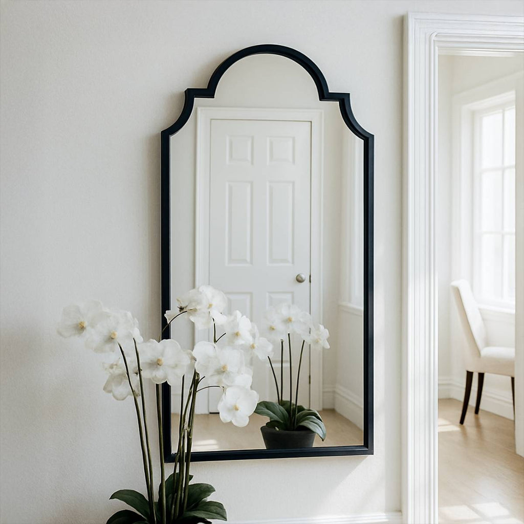Noir Reflection – Full Length Arched Mirror