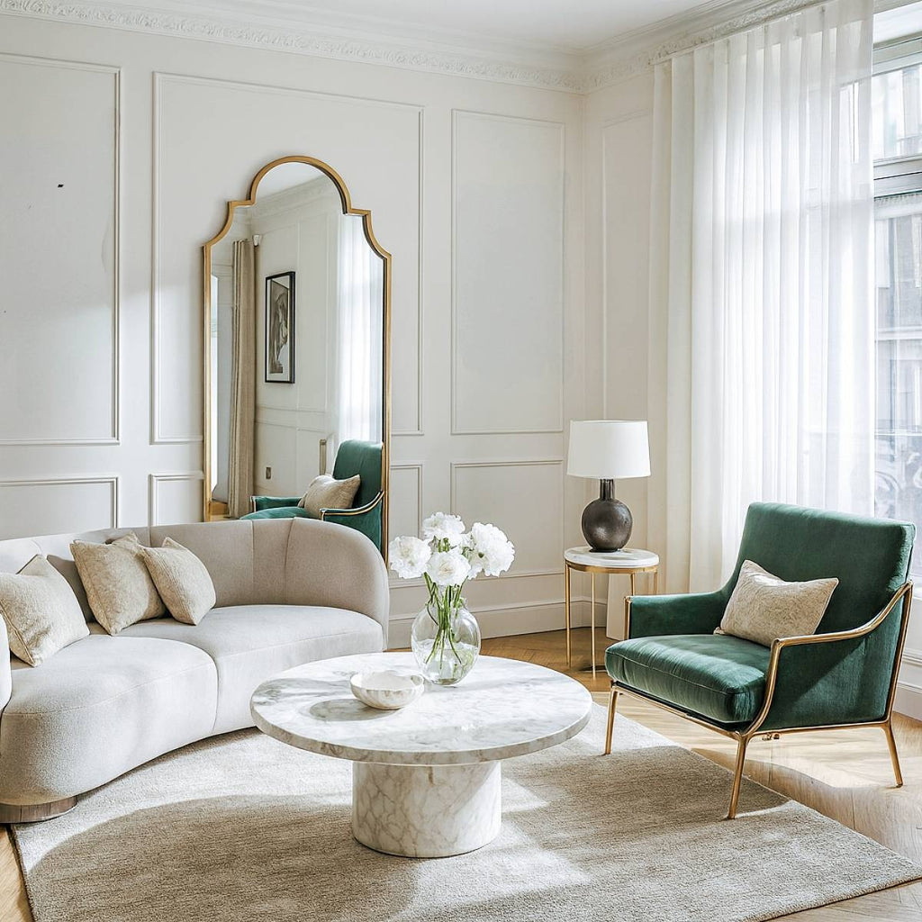 Noir Reflection – Full Length Arched Mirror