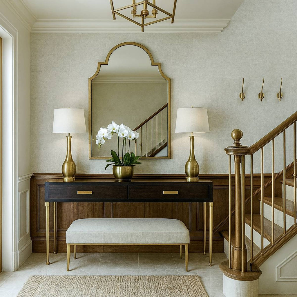 Noir Reflection – Full Length Arched Mirror