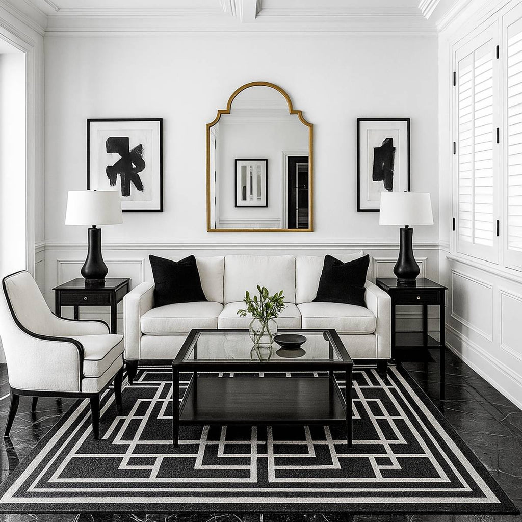 Noir Reflection – Full Length Arched Mirror