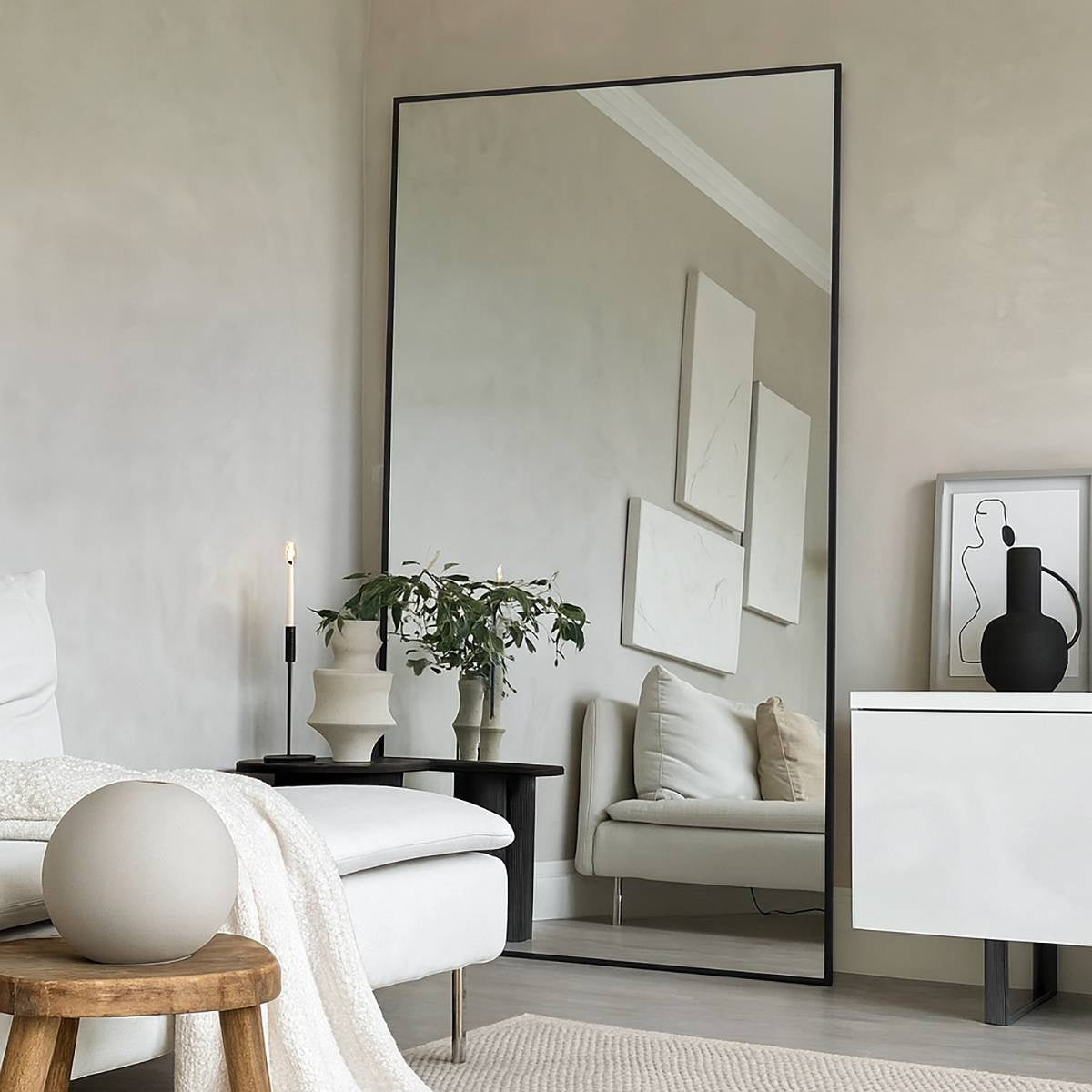 Nordic Full Length – Minimalist  Rectangular Wall Mirror