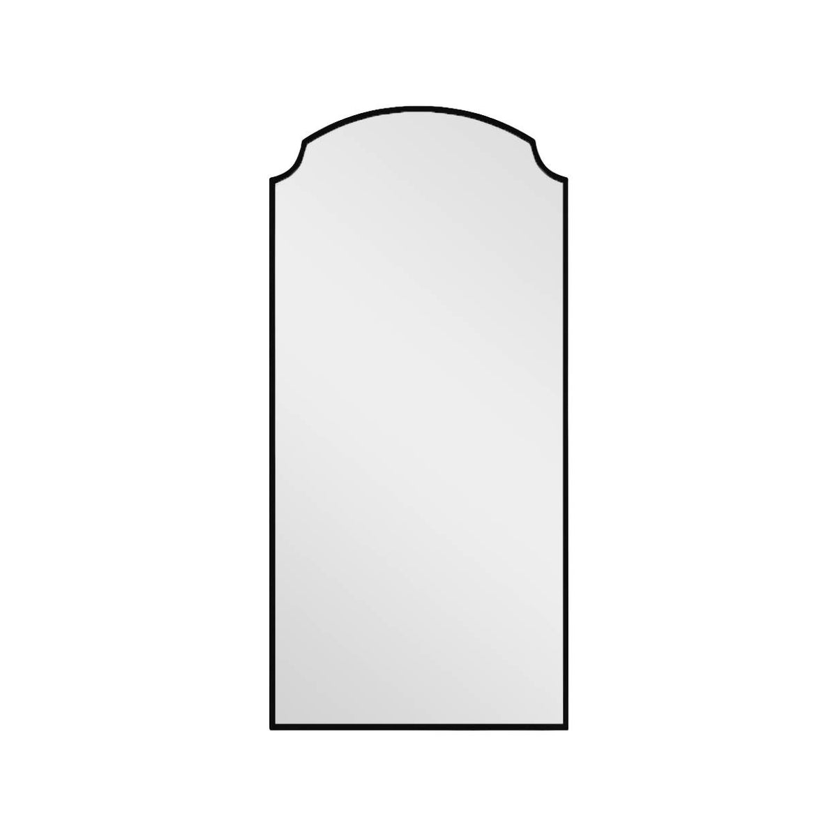 Noir Classique – Arched Statement Floor Mirror