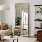Urban Grid Rectangle Wall Mirror