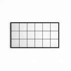 Urban Grid Rectangle Wall Mirror