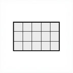 Urban Grid Rectangle Wall Mirror