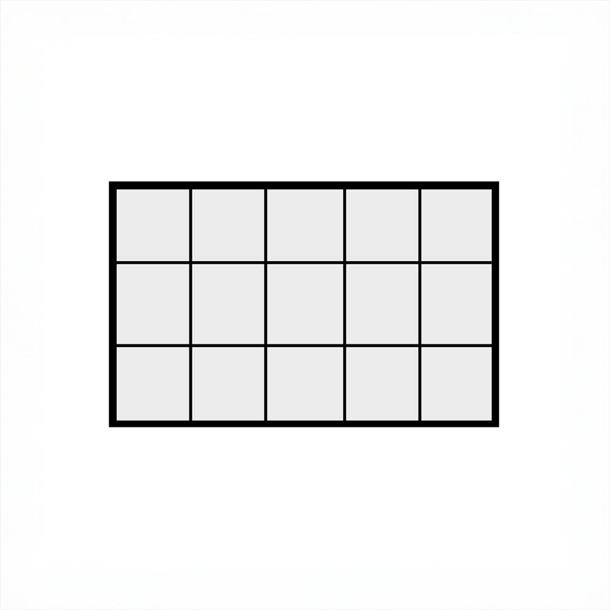Urban Grid Rectangle Wall Mirror