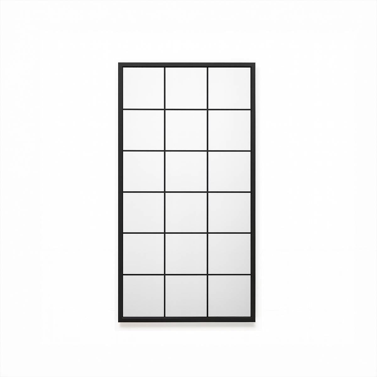 Urban Grid Rectangle  – Arched Floor Mirror