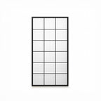 Urban Grid Rectangle Wall Mirror